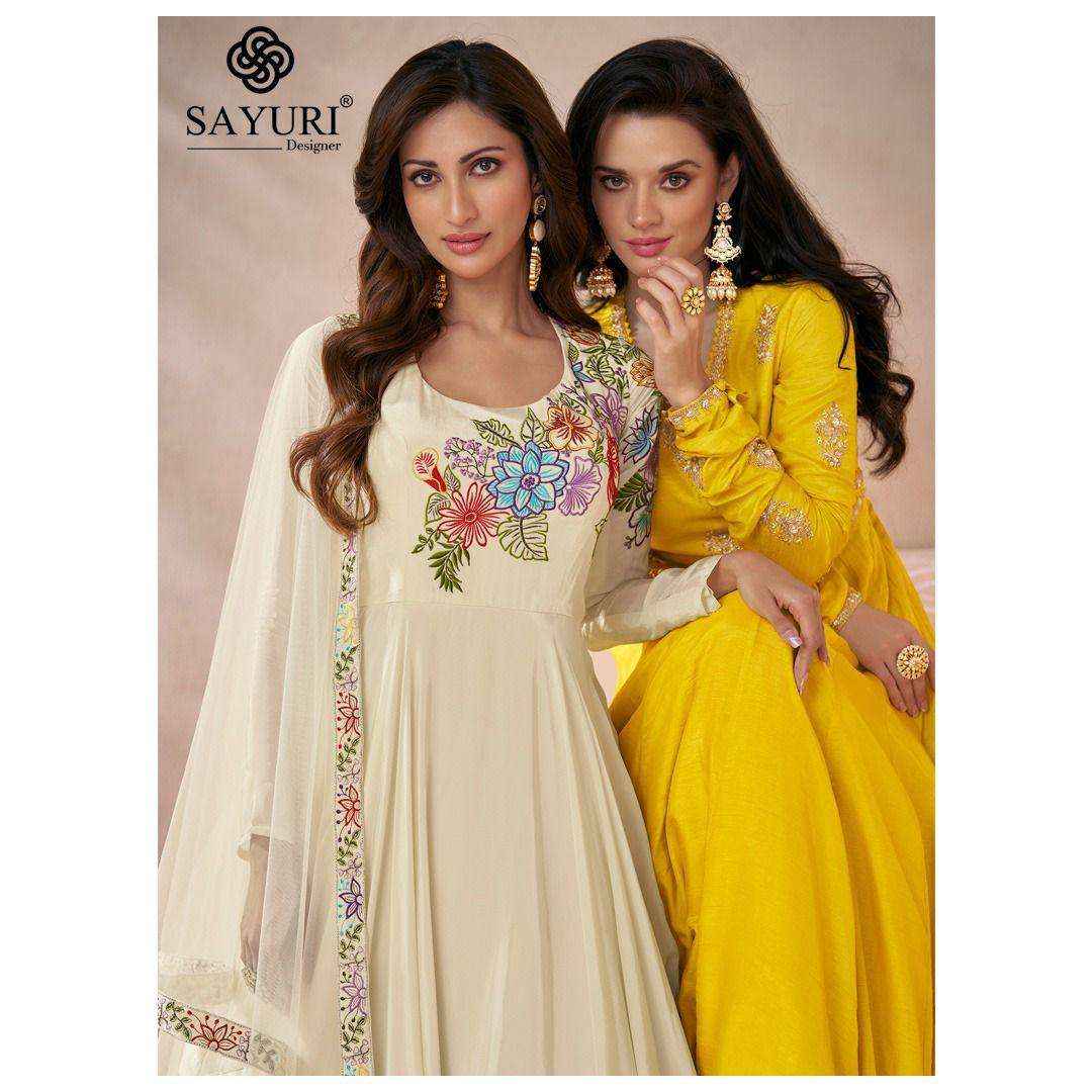 Sayuri Designer Diva Wholesale Designer Gown ( 3 Pcs Catalogue )