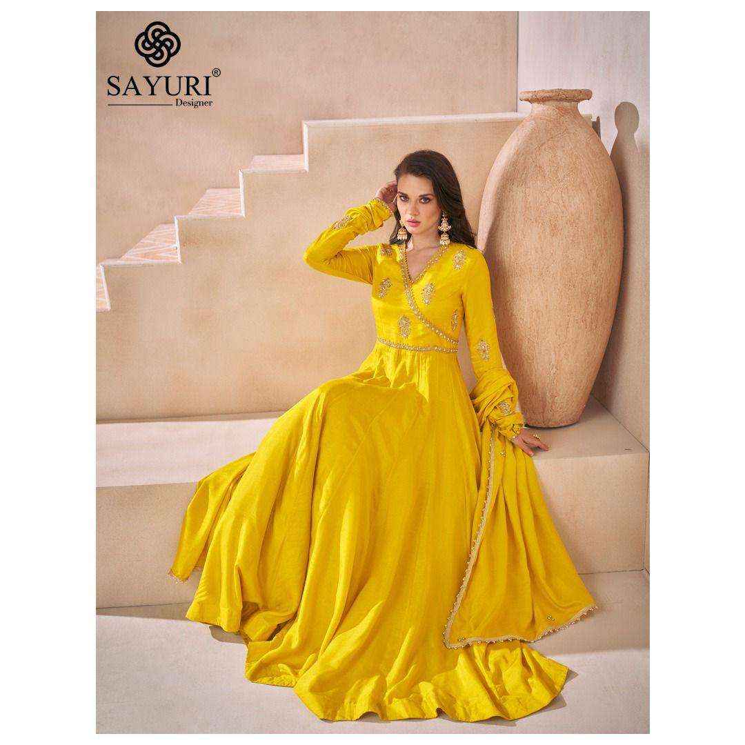 Sayuri Designer Diva Wholesale Designer Gown ( 3 Pcs Catalogue )