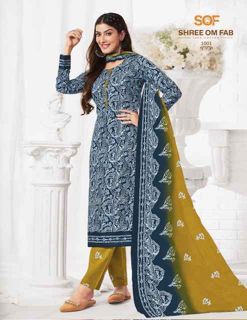 Shree Om Fab Batik Special Vol 1 Wholesale Cotton Dress Material (10 pcs Catalogue )