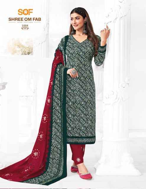 Shree Om Fab Batik Special Vol 1 Wholesale Cotton Dress Material (10 pcs Catalogue )