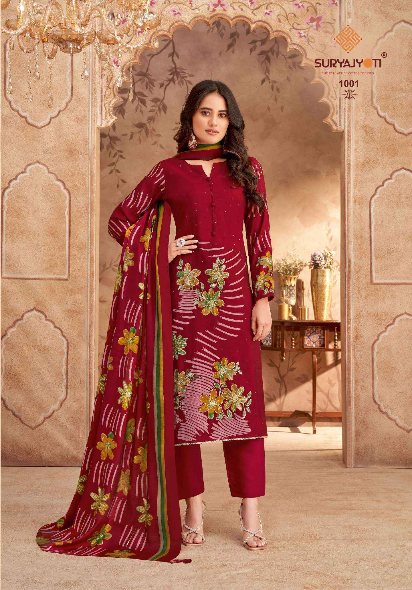 Suryajyoti Kavya Vol 1 Wholesale Modal Dress Material ( 6 pcs Catalogue )