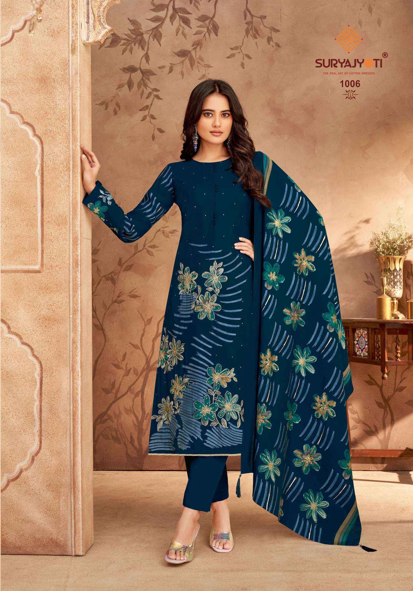Suryajyoti Kavya Vol 1 Wholesale Modal Dress Material ( 6 pcs Catalogue )