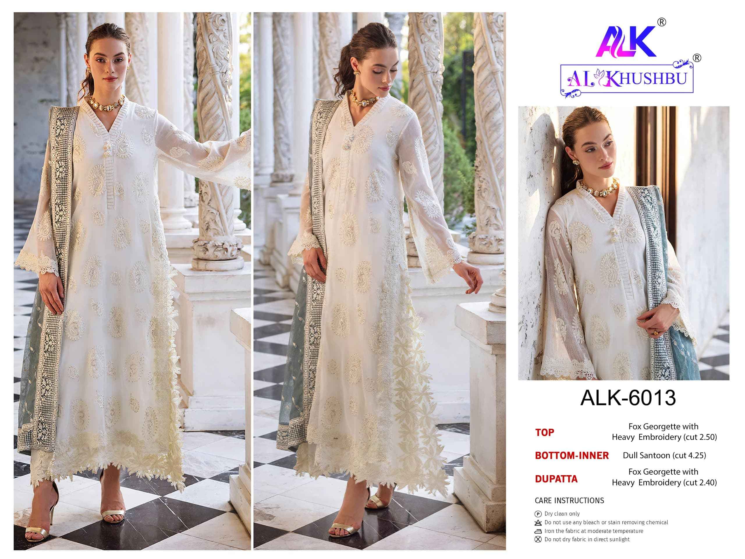 Al Khushbu Afifa Vol 4 Wholesale Georgette Pakistani Salwar Suits ( 3 pcs catalog )