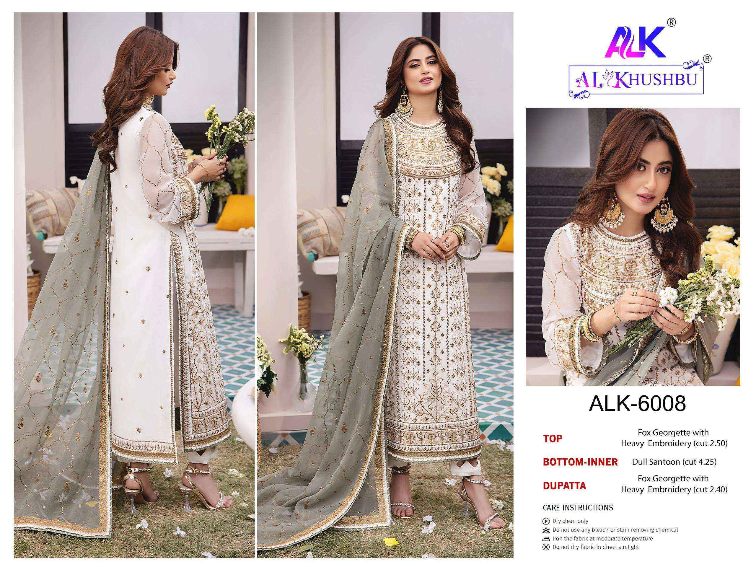Al Khushbu Agha Noor 2 Georgette Pakistani suits Wholesale Price ( 3 pcs Catalogue )