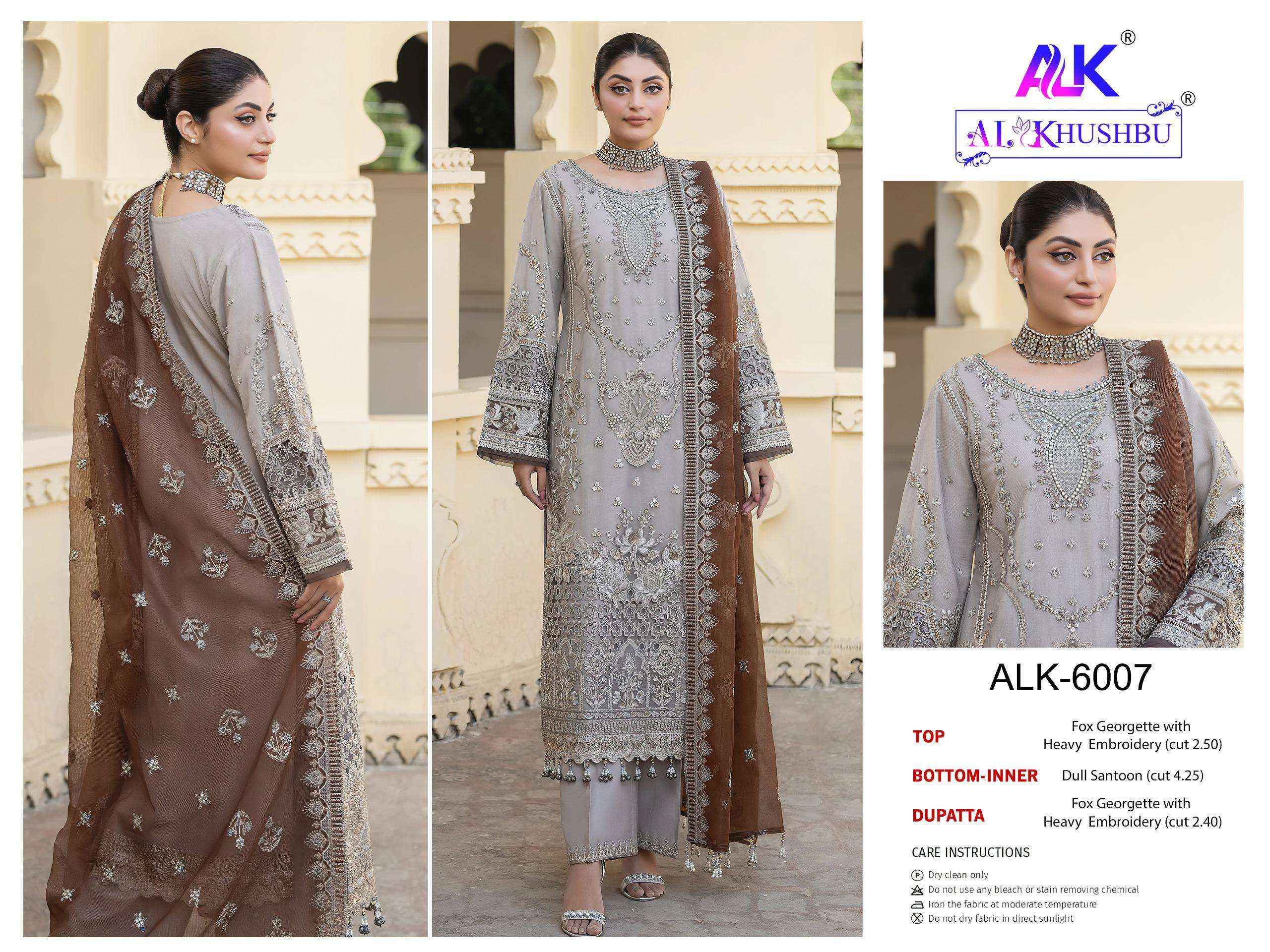 Al Khushbu Agha Noor 2 Georgette Pakistani suits Wholesale Price ( 3 pcs Catalogue )