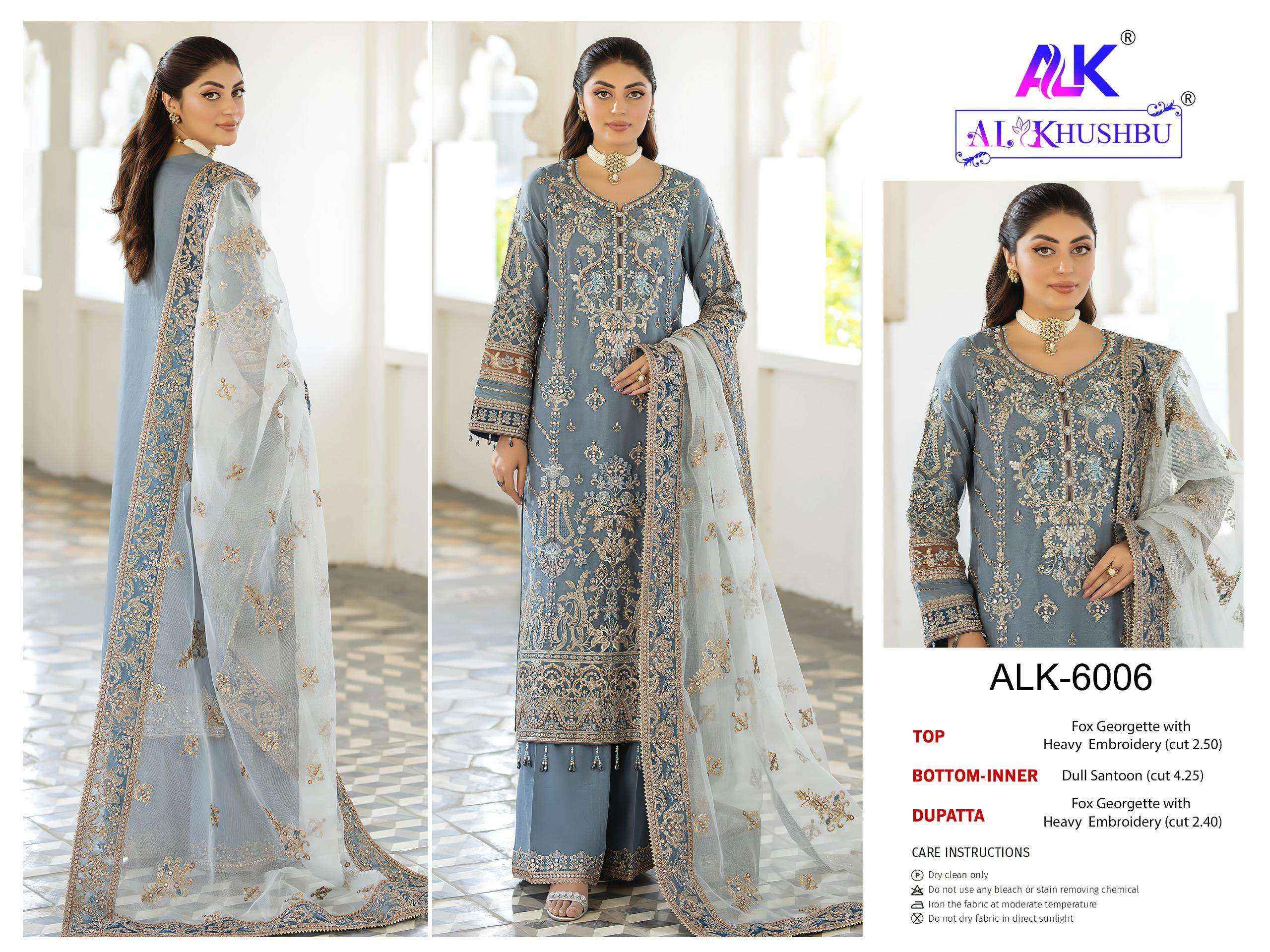 Al Khushbu Agha Noor 2 Georgette Pakistani suits Wholesale Price ( 3 pcs Catalogue )