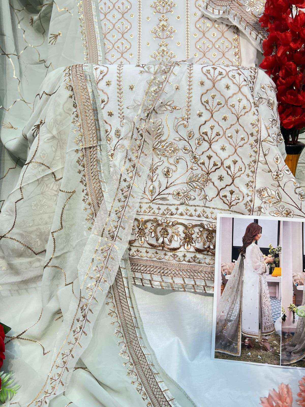 Al Khushbu Agha Noor 2 Georgette Pakistani suits Wholesale Price ( 3 pcs Catalogue )