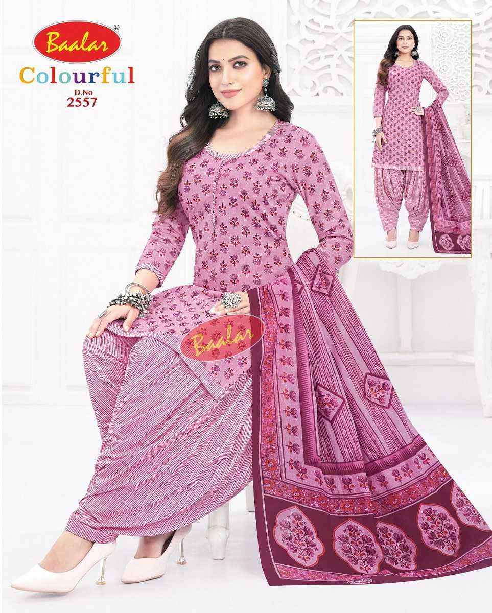 Baalar Colourful Vol 25 Wholesale Patiyala Design Cotton Suits ( 36 pcs Catalogue )