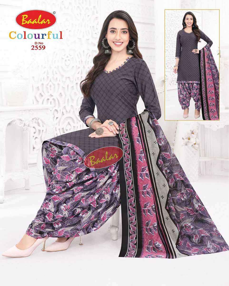 Baalar Colourful Vol 25 Wholesale Patiyala Design Cotton Suits ( 36 pcs Catalogue )