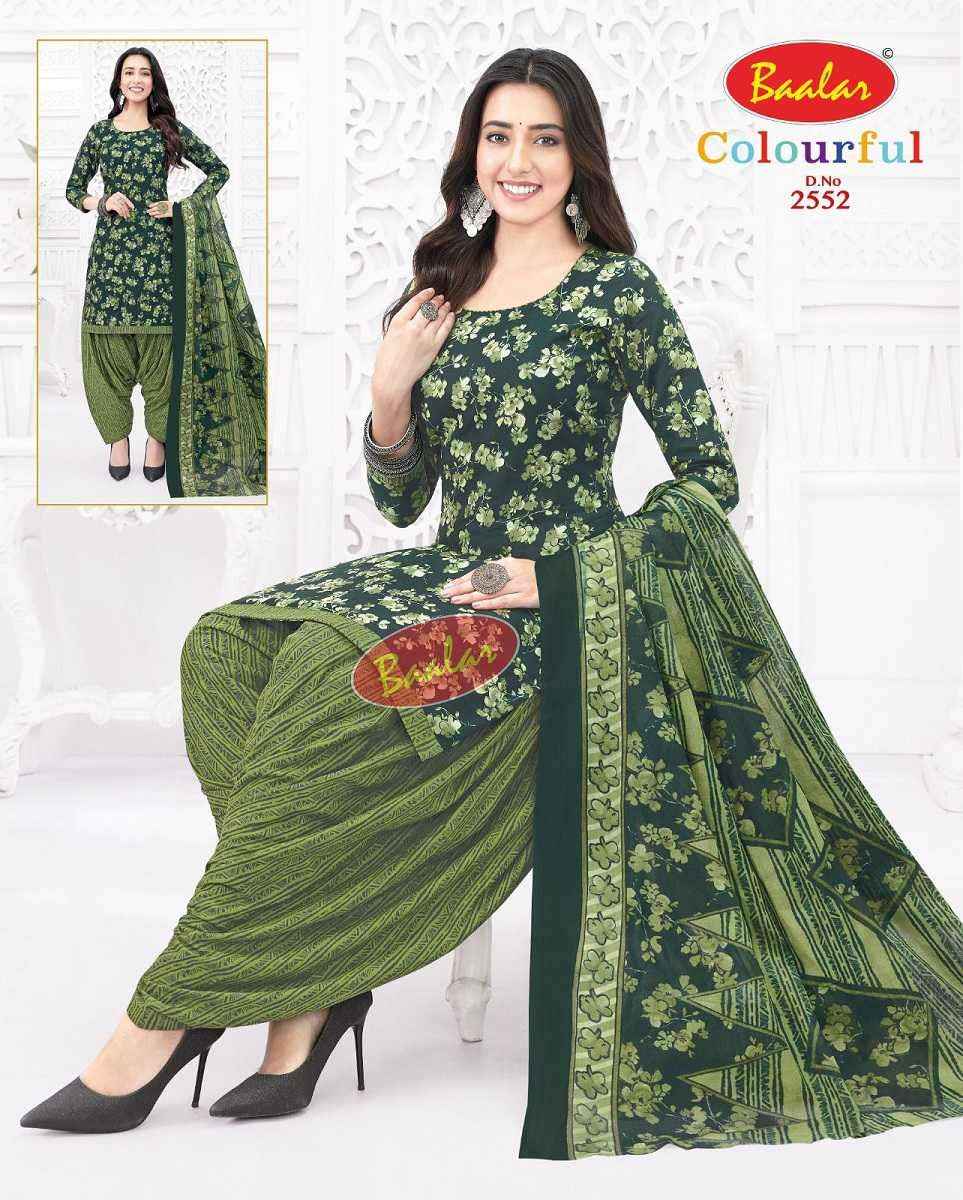 Baalar Colourful Vol 25 Wholesale Patiyala Design Cotton Suits ( 36 pcs Catalogue )