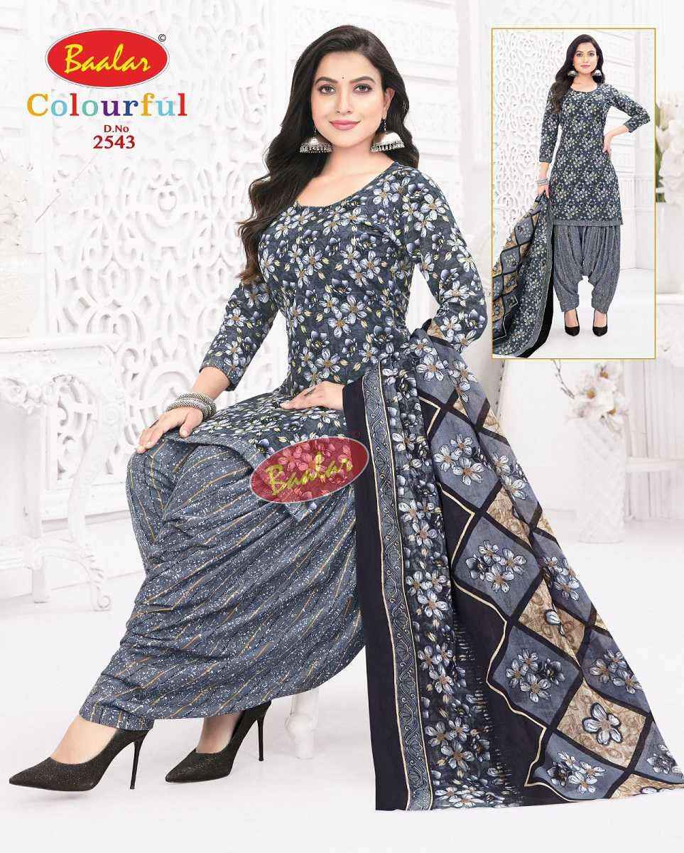 Baalar Colourful Vol 25 Wholesale Patiyala Design Cotton Suits ( 36 pcs Catalogue )