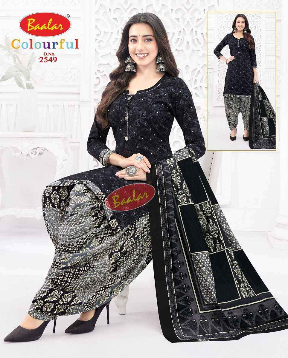 Baalar Colourful Vol 25 Wholesale Patiyala Design Cotton Suits ( 36 pcs Catalogue )