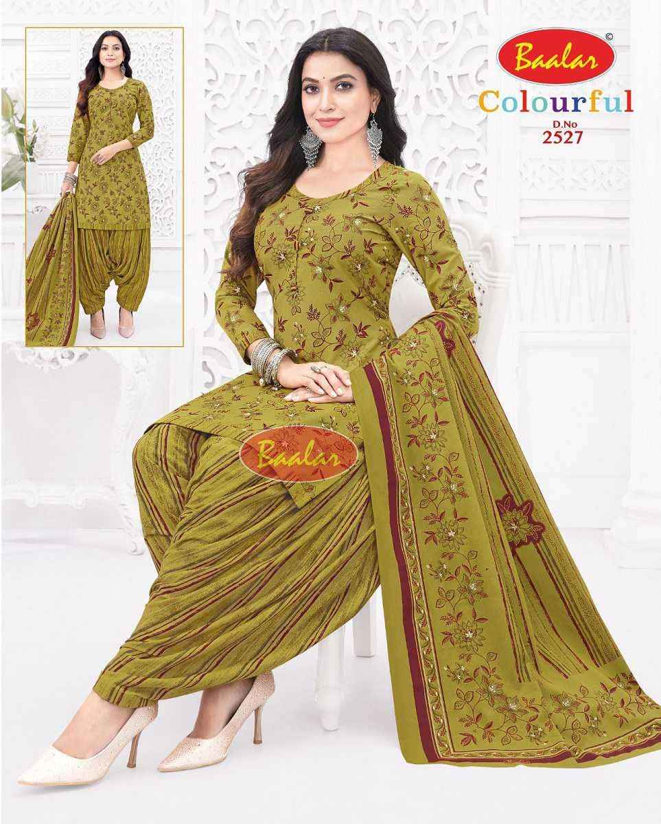 Baalar Colourful Vol 25 Wholesale Patiyala Design Cotton Suits ( 36 pcs Catalogue )