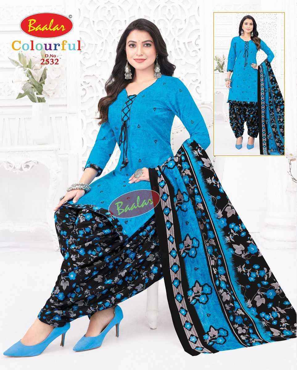 Baalar Colourful Vol 25 Wholesale Patiyala Design Cotton Suits ( 36 pcs Catalogue )