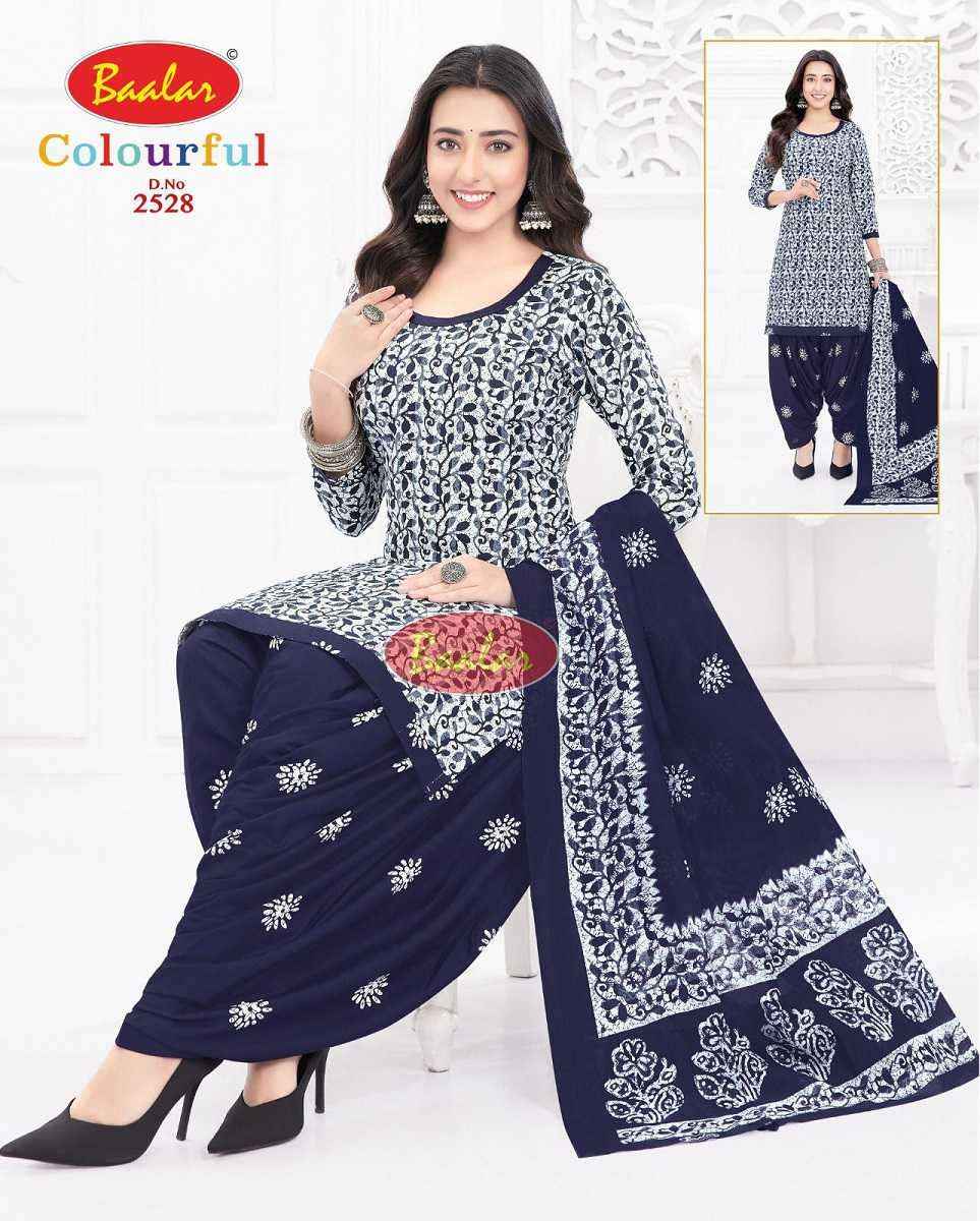 Baalar Colourful Vol 25 Wholesale Patiyala Design Cotton Suits ( 36 pcs Catalogue )