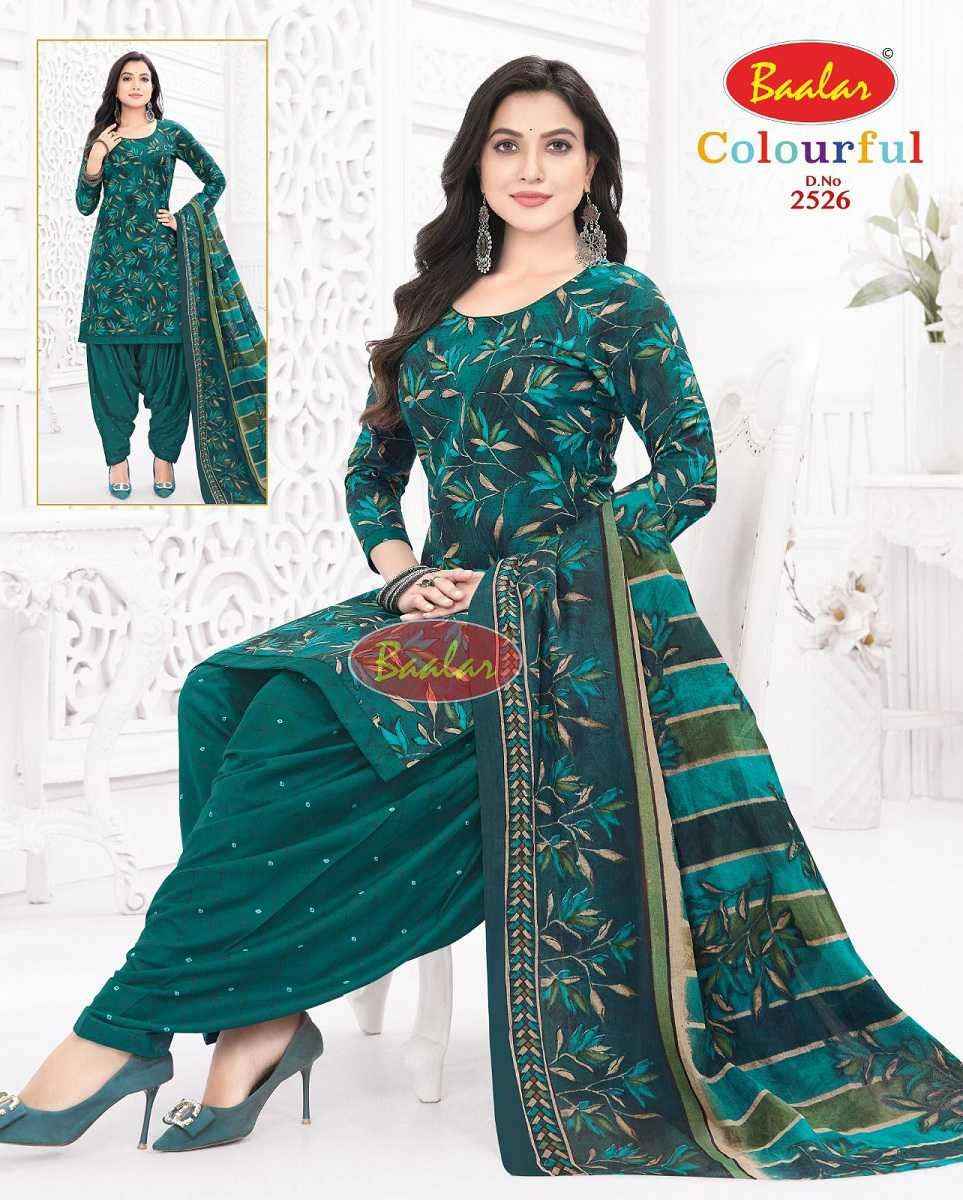 Baalar Colourful Vol 25 Wholesale Patiyala Design Cotton Suits ( 36 pcs Catalogue )