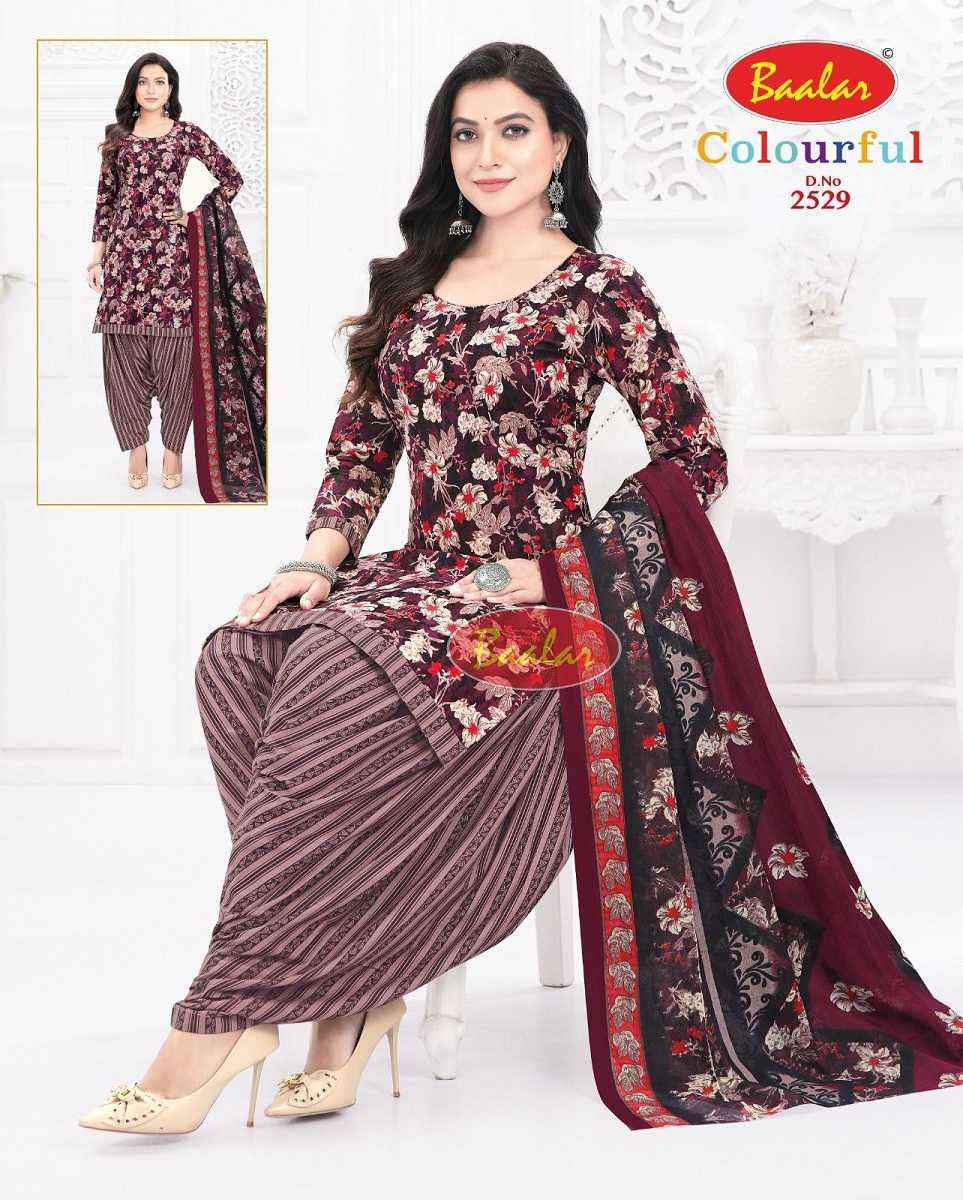 Baalar Colourful Vol 25 Wholesale Patiyala Design Cotton Suits ( 36 pcs Catalogue )