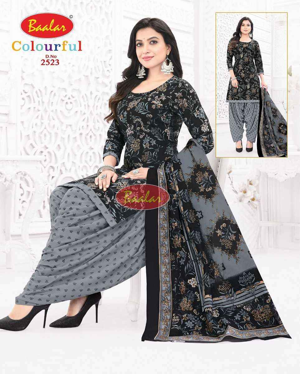 Baalar Colourful Vol 25 Wholesale Patiyala Design Cotton Suits ( 36 pcs Catalogue )