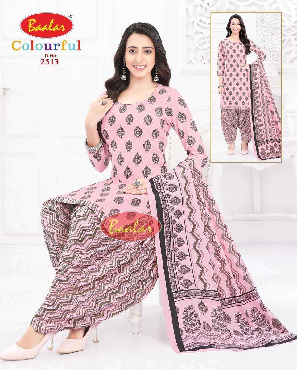 Baalar Colourful Vol 25 Wholesale Patiyala Design Cotton Suits ( 36 pcs Catalogue )