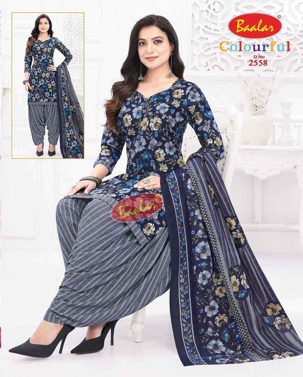 Baalar Colourful Vol 25 Wholesale Patiyala Design Cotton Suits ( 36 pcs Catalogue )