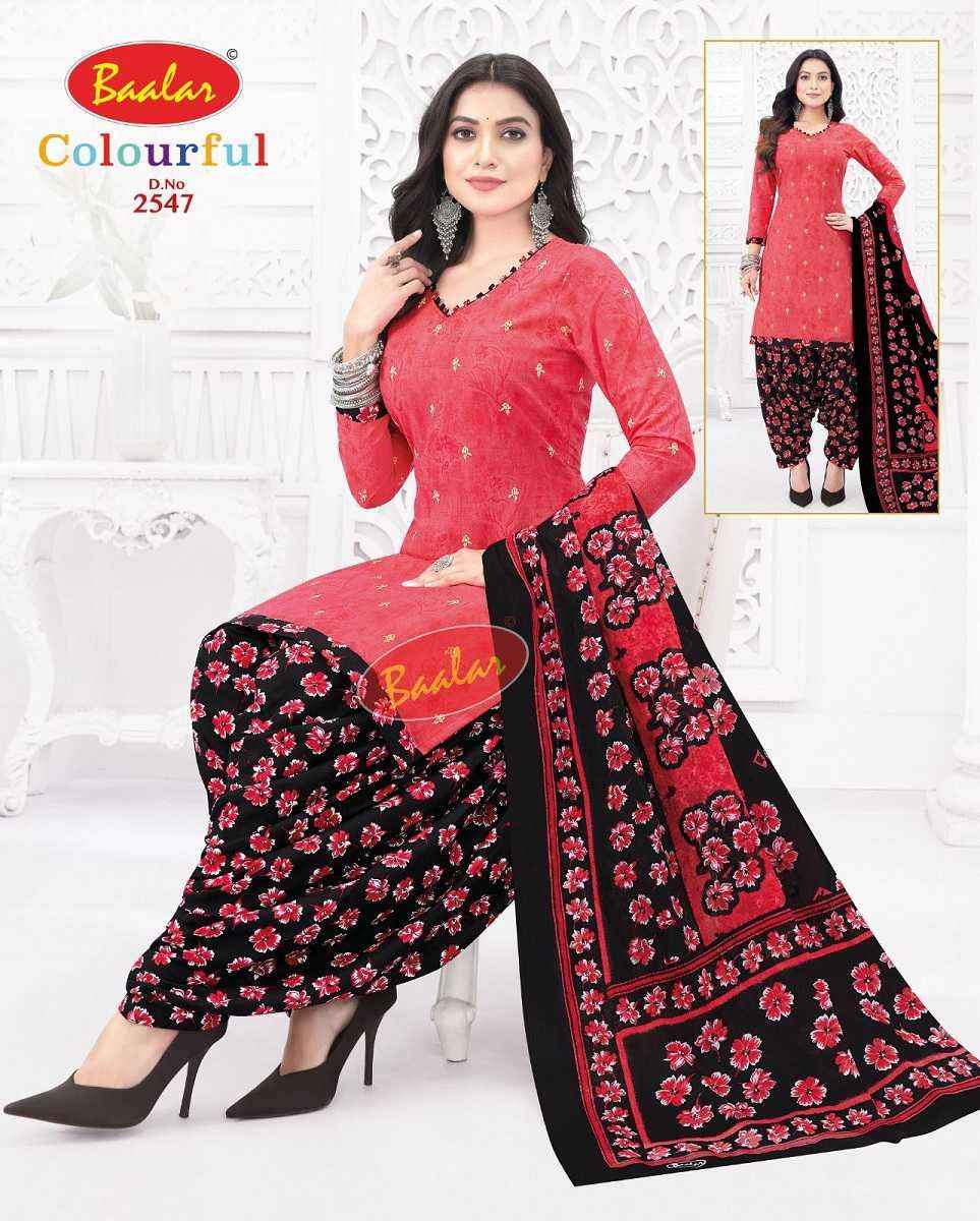 Baalar Colourful Vol 25 Wholesale Patiyala Design Cotton Suits ( 36 pcs Catalogue )