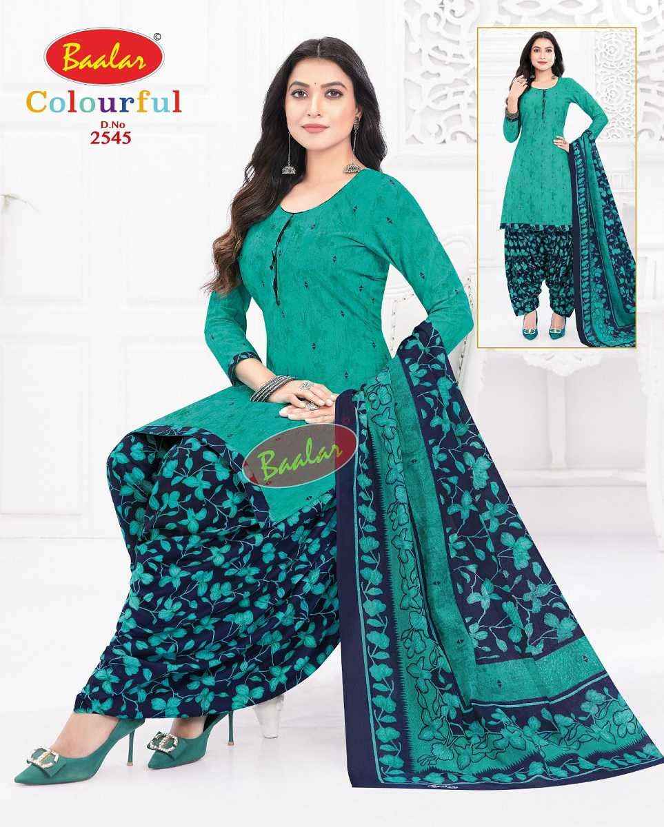 Baalar Colourful Vol 25 Wholesale Patiyala Design Cotton Suits ( 36 pcs Catalogue )