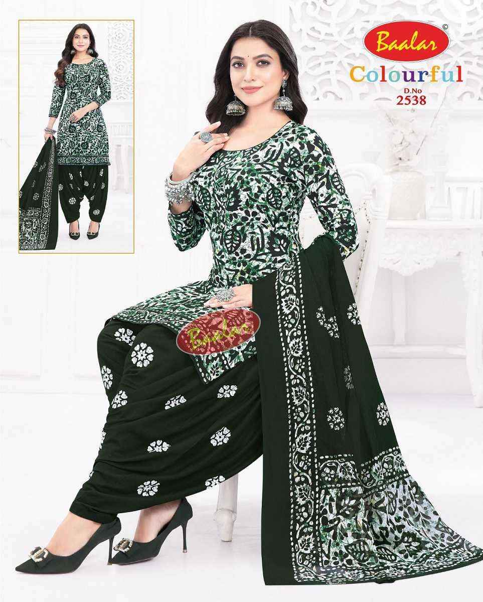 Baalar Colourful Vol 25 Wholesale Patiyala Design Cotton Suits ( 36 pcs Catalogue )