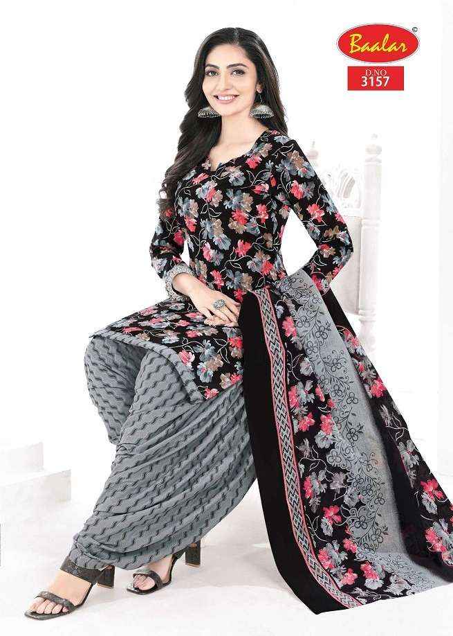 Baalar Cotton Zaara Patiyala Vol 31 Wholesale Pure Cotton Salwar Suits ( 18 Pcs Catalogue )