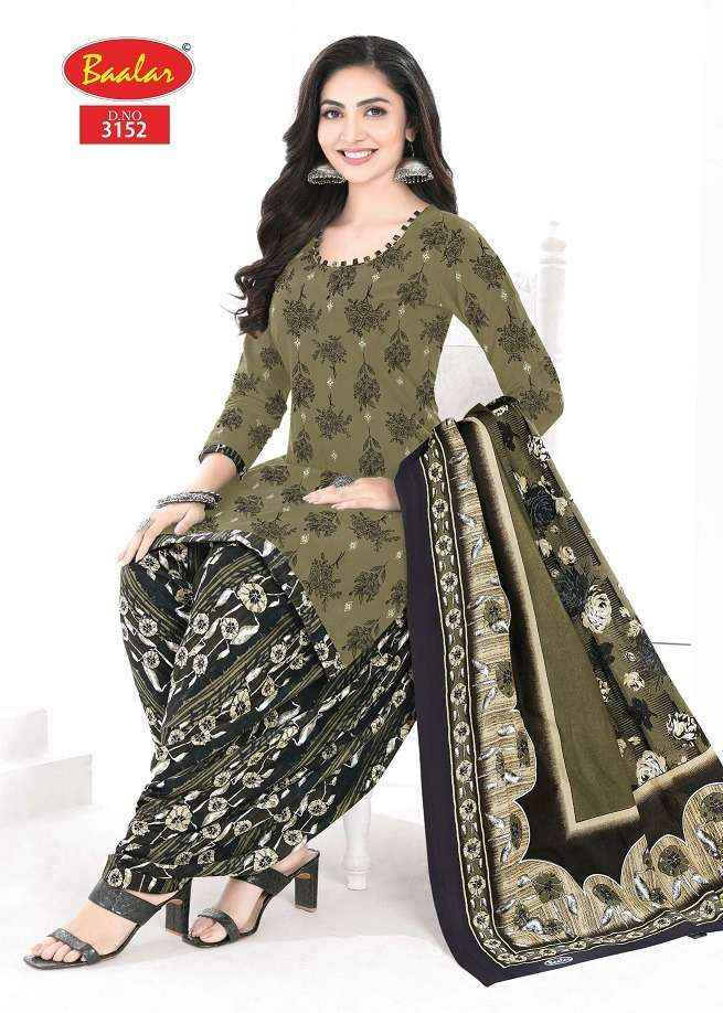 Baalar Cotton Zaara Patiyala Vol 31 Wholesale Pure Cotton Salwar Suits ( 18 Pcs Catalogue )