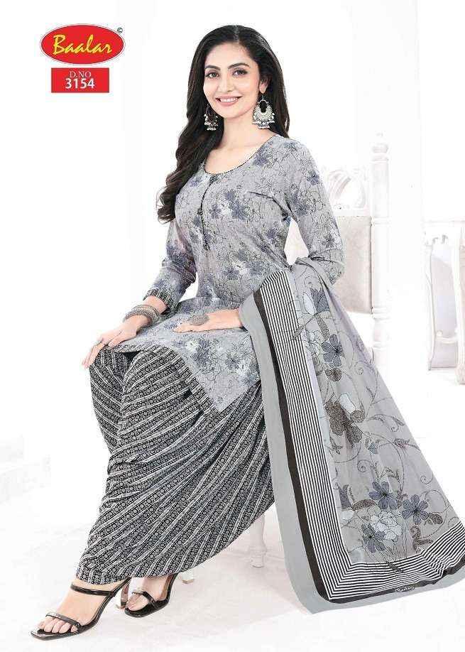 Baalar Cotton Zaara Patiyala Vol 31 Wholesale Pure Cotton Salwar Suits ( 18 Pcs Catalogue )