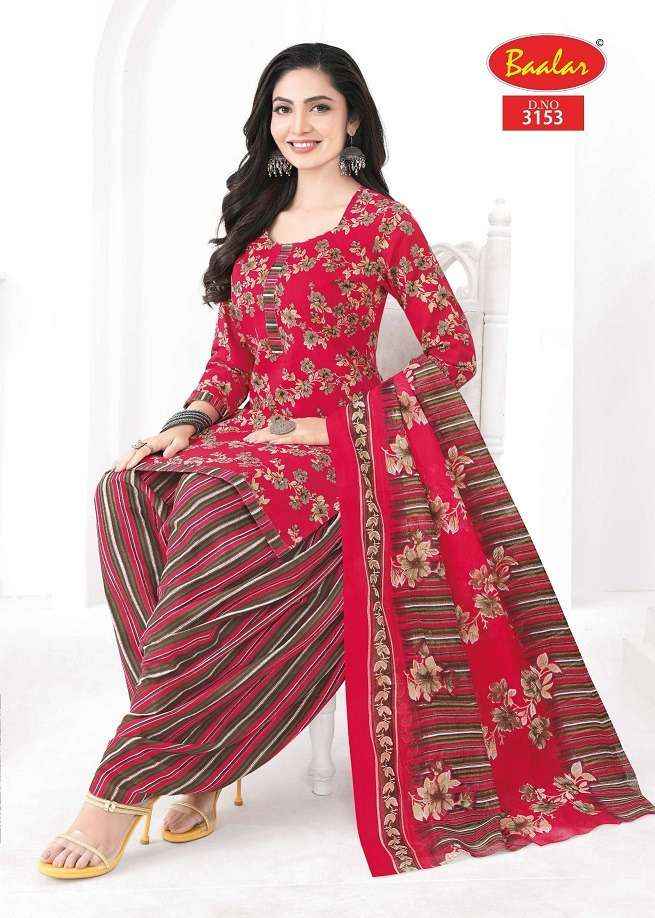 Baalar Cotton Zaara Patiyala Vol 31 Wholesale Pure Cotton Salwar Suits ( 18 Pcs Catalogue )