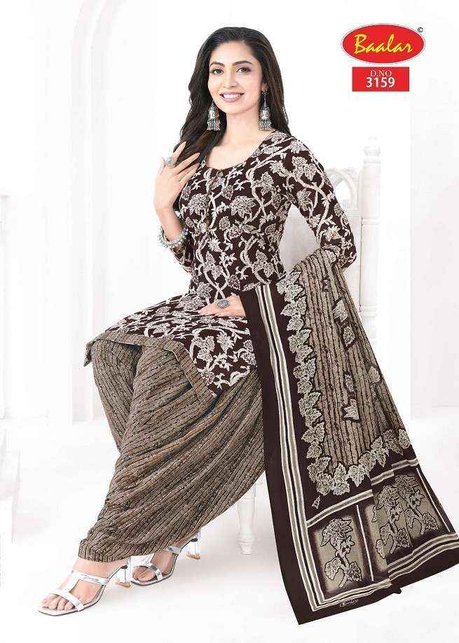 Baalar Cotton Zaara Patiyala Vol 31 Wholesale Pure Cotton Salwar Suits ( 18 Pcs Catalogue )