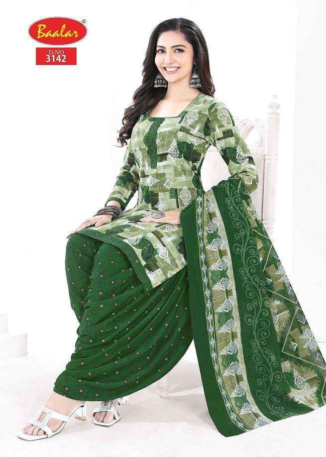 Baalar Cotton Zaara Patiyala Vol 31 Wholesale Pure Cotton Salwar Suits ( 18 Pcs Catalogue )