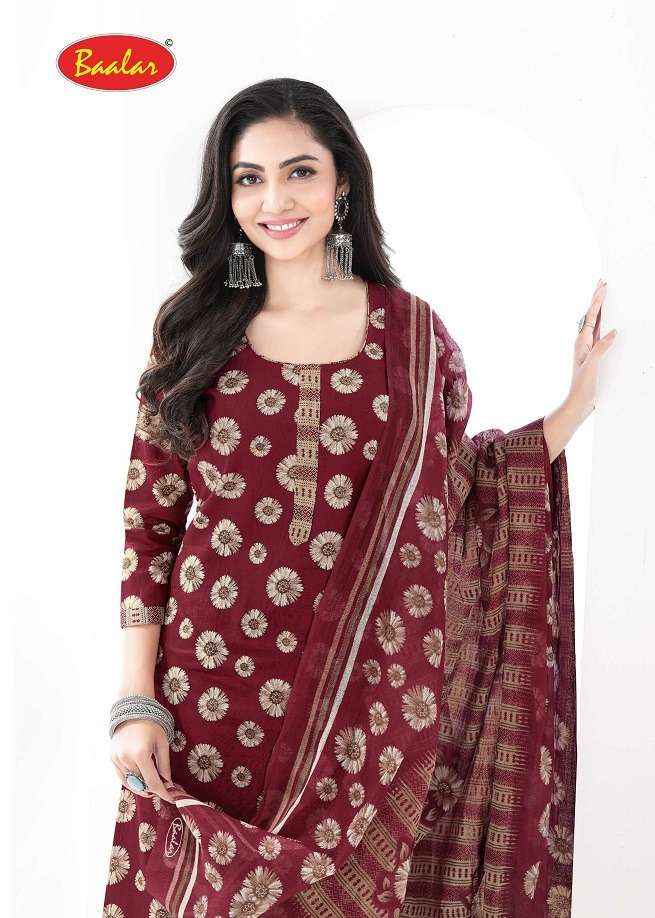 Baalar Cotton Zaara Patiyala Vol 31 Wholesale Pure Cotton Salwar Suits ( 18 Pcs Catalogue )