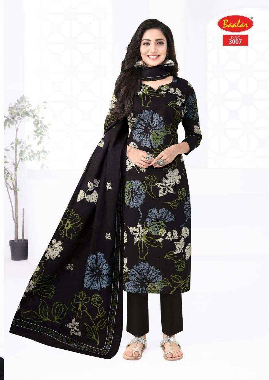 BAALAR KASHMIR COTTON VOL 3 WHOLESALE LAWN COTTON DRESS MATERIAL ( 12 PCS CATALOGUE )