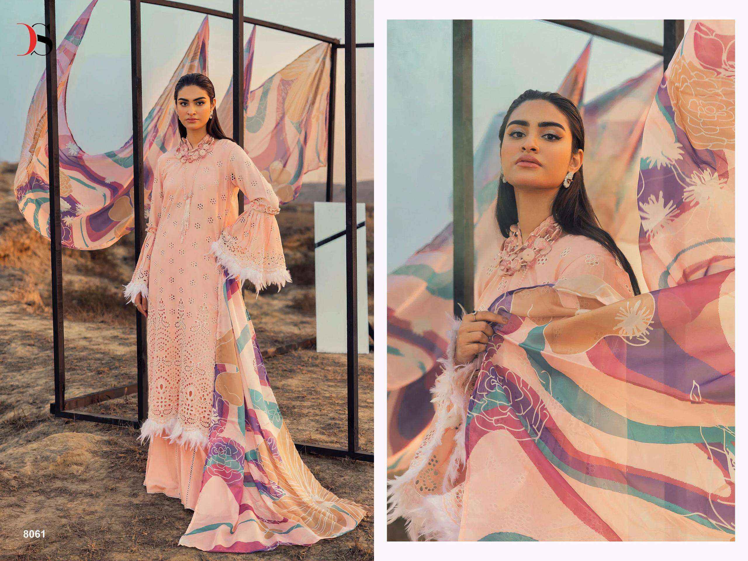 DEEPSY SUITS ADAN LIBAS LAWN 25 WHOLESALE COTTON PAKISTANI SUITS ( 6 PCS CATALOGUE )