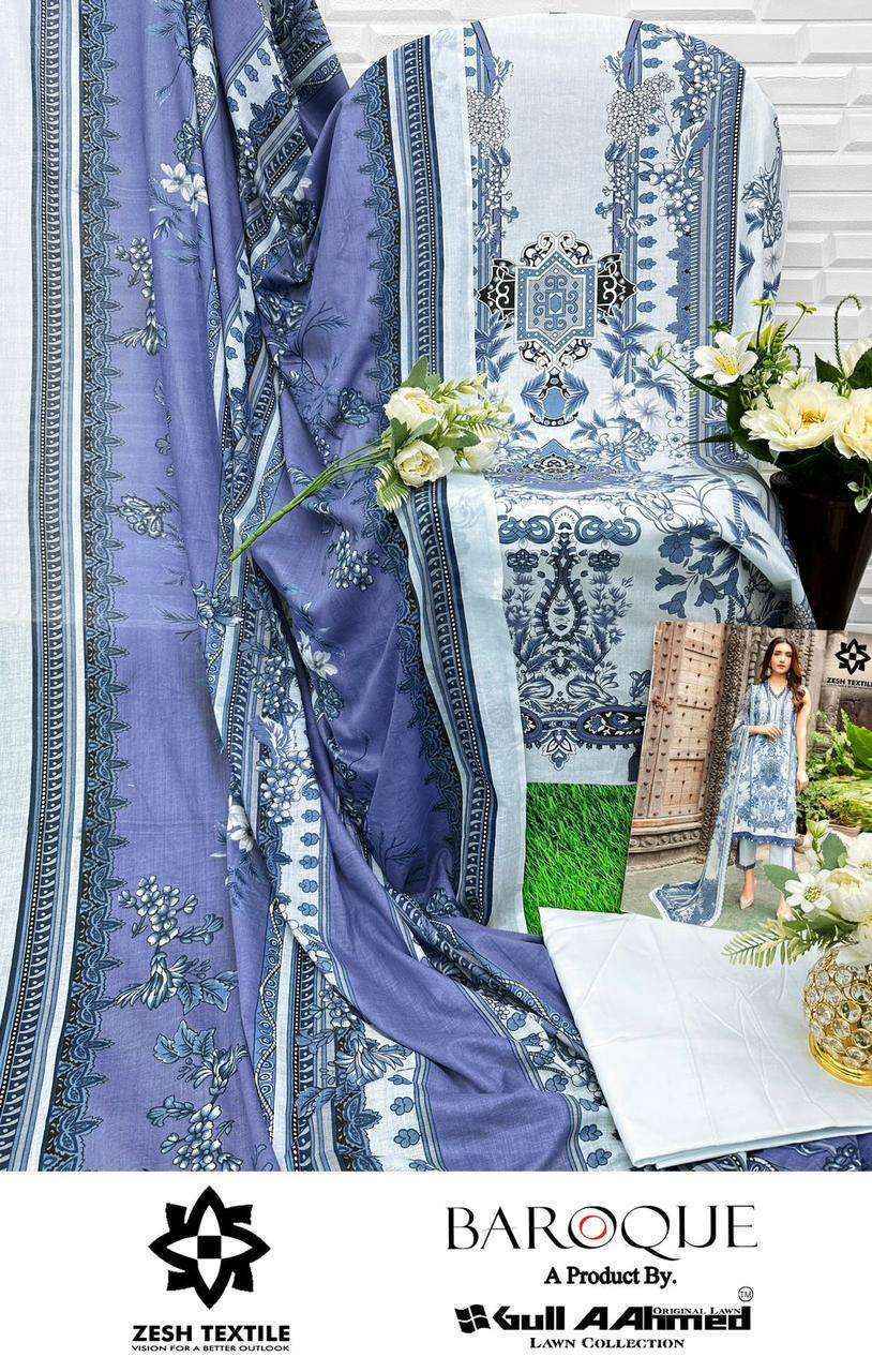 Gull Aahmed Baroque Wholesale Lawn Cotton Dress Material ( 6 pcs Catalogue )