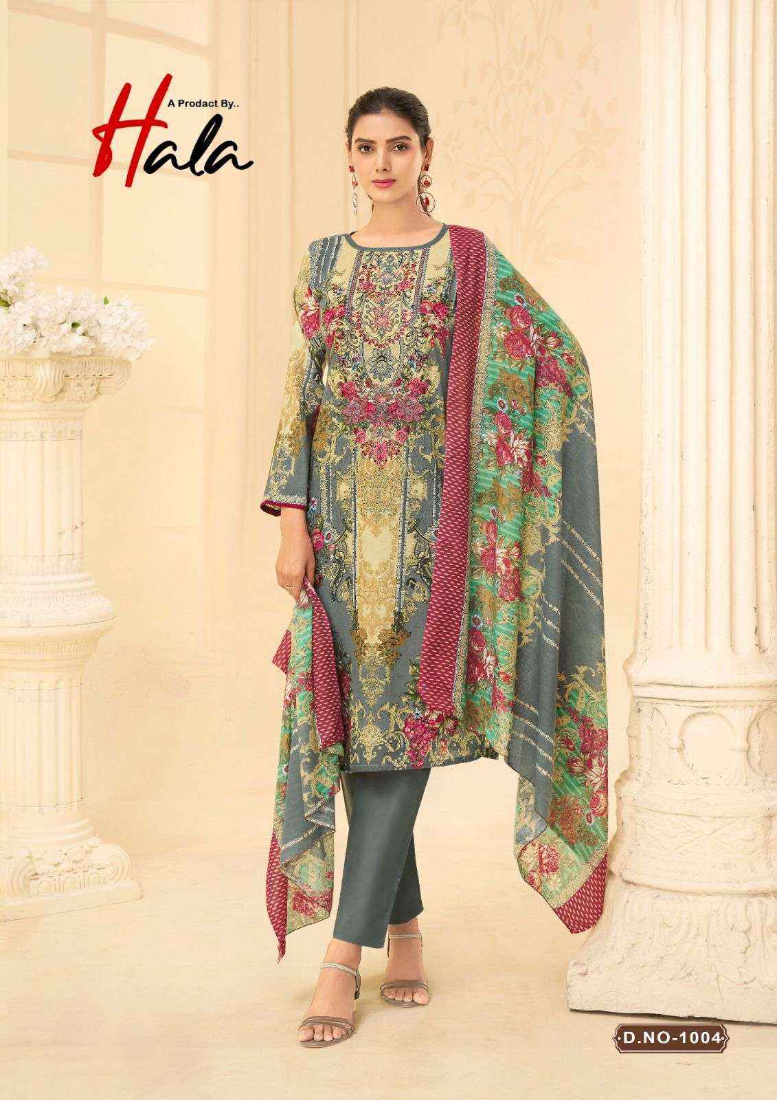 HALA NAIRA VOL 1 COTTON PAKISTANI DRESS MATERIAL ( 8 PCS CATALOGUE )