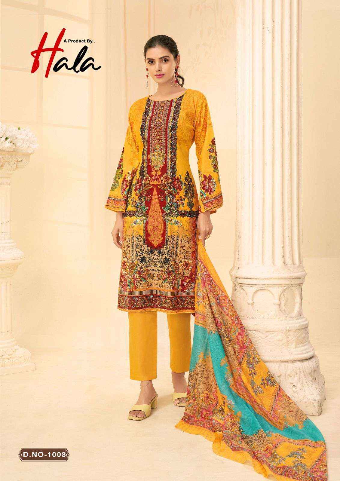HALA NAIRA VOL 1 COTTON PAKISTANI DRESS MATERIAL ( 8 PCS CATALOGUE )