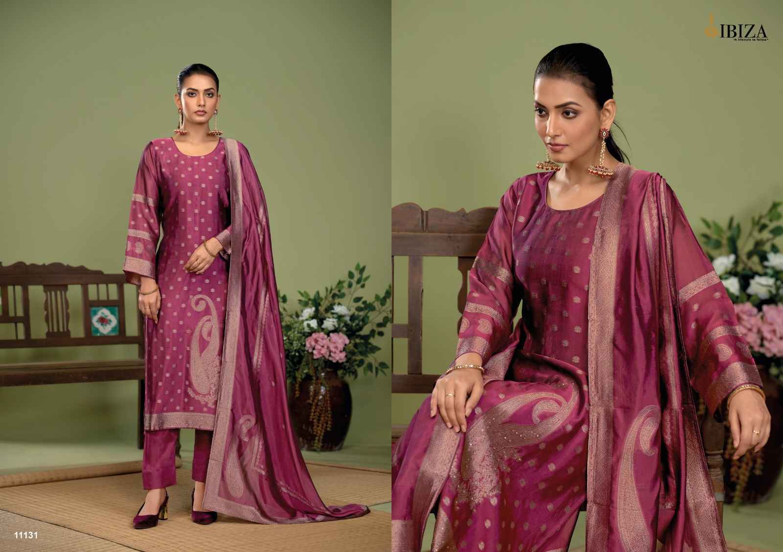 Ibiza Nora Banglory Silk Salwar Kameez Wholesale Price ( 4 Pcs Catalog )