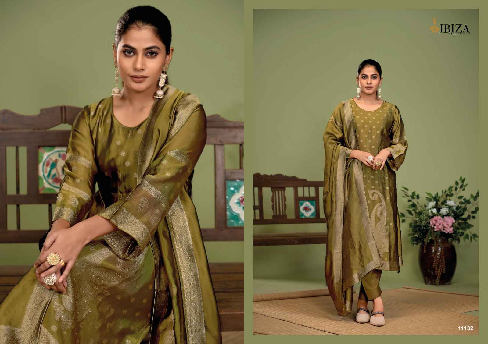 Ibiza Nora Banglory Silk Salwar Kameez Wholesale Price ( 4 Pcs Catalog )