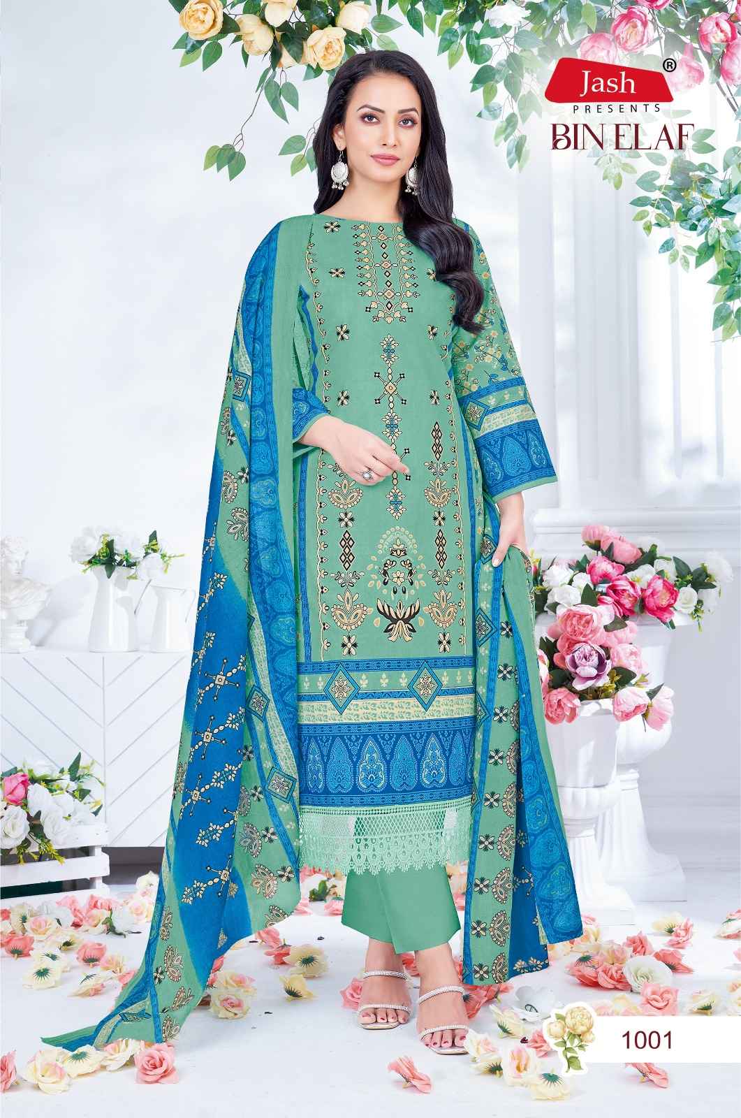 Jash Bin Elaf Vol 1 Wholesale Cotton Dress Material ( 10 Pcs Catalogue )