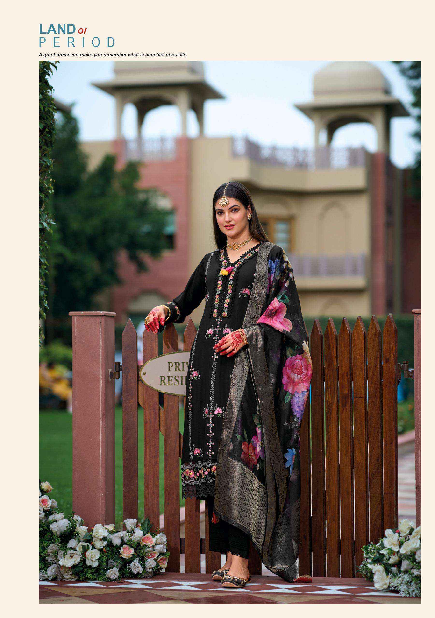 KAILEE FASHION NAQUSH VISCOSE SILK DESIGNER LADIES REDYMADE SUIT WHOLESALE PRICE ( 6 PCS CATALOG )