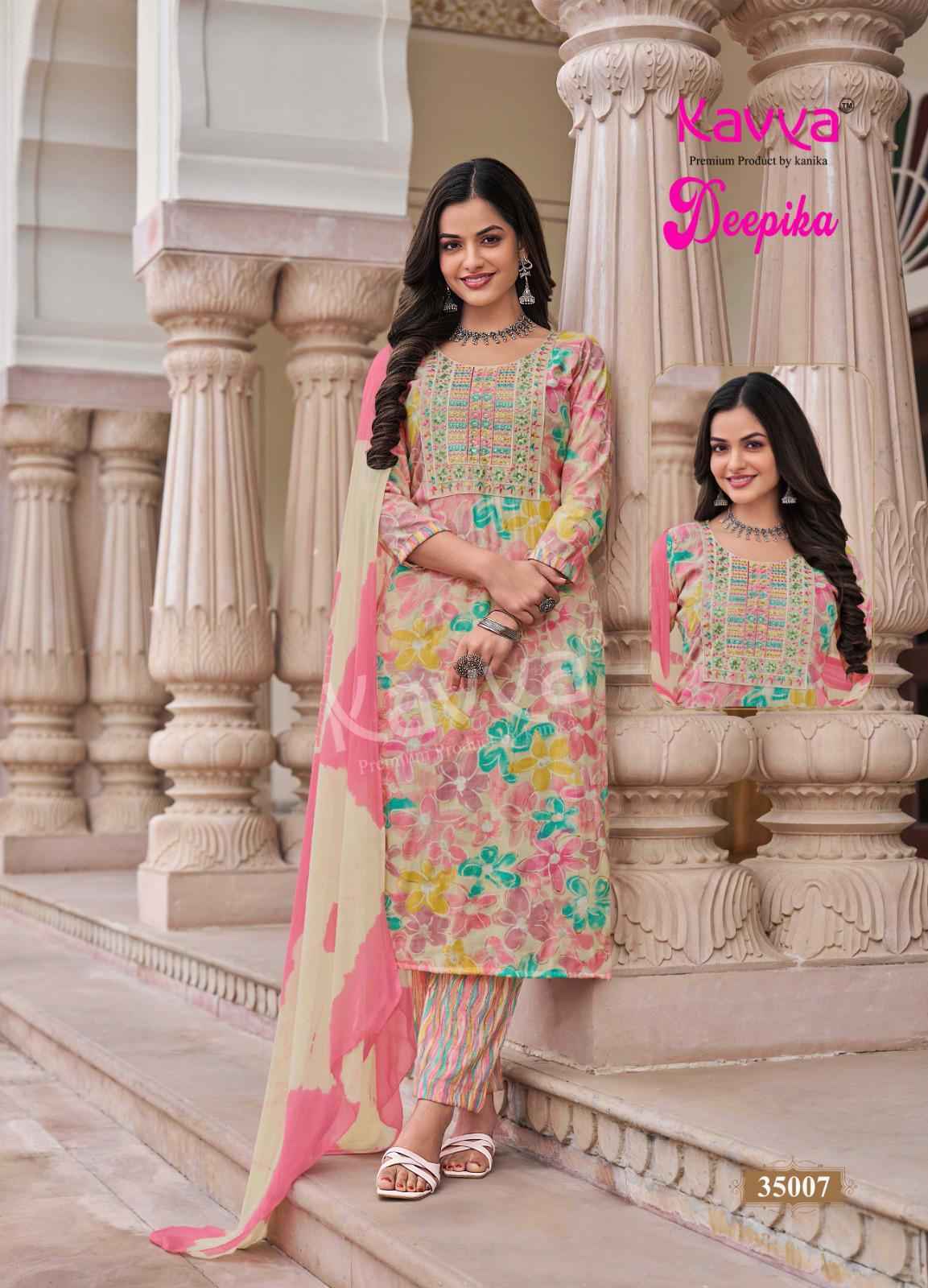 Kavya Deepika Vol 35 Wholesale Capsule Kurti Combo (10 pcs Catalogue )