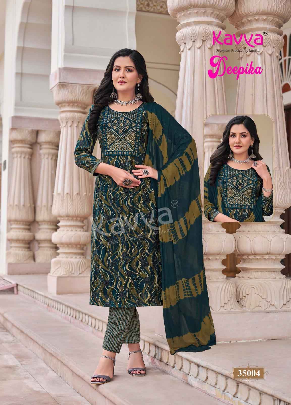 Kavya Deepika Vol 35 Wholesale Capsule Kurti Combo (10 pcs Catalogue )