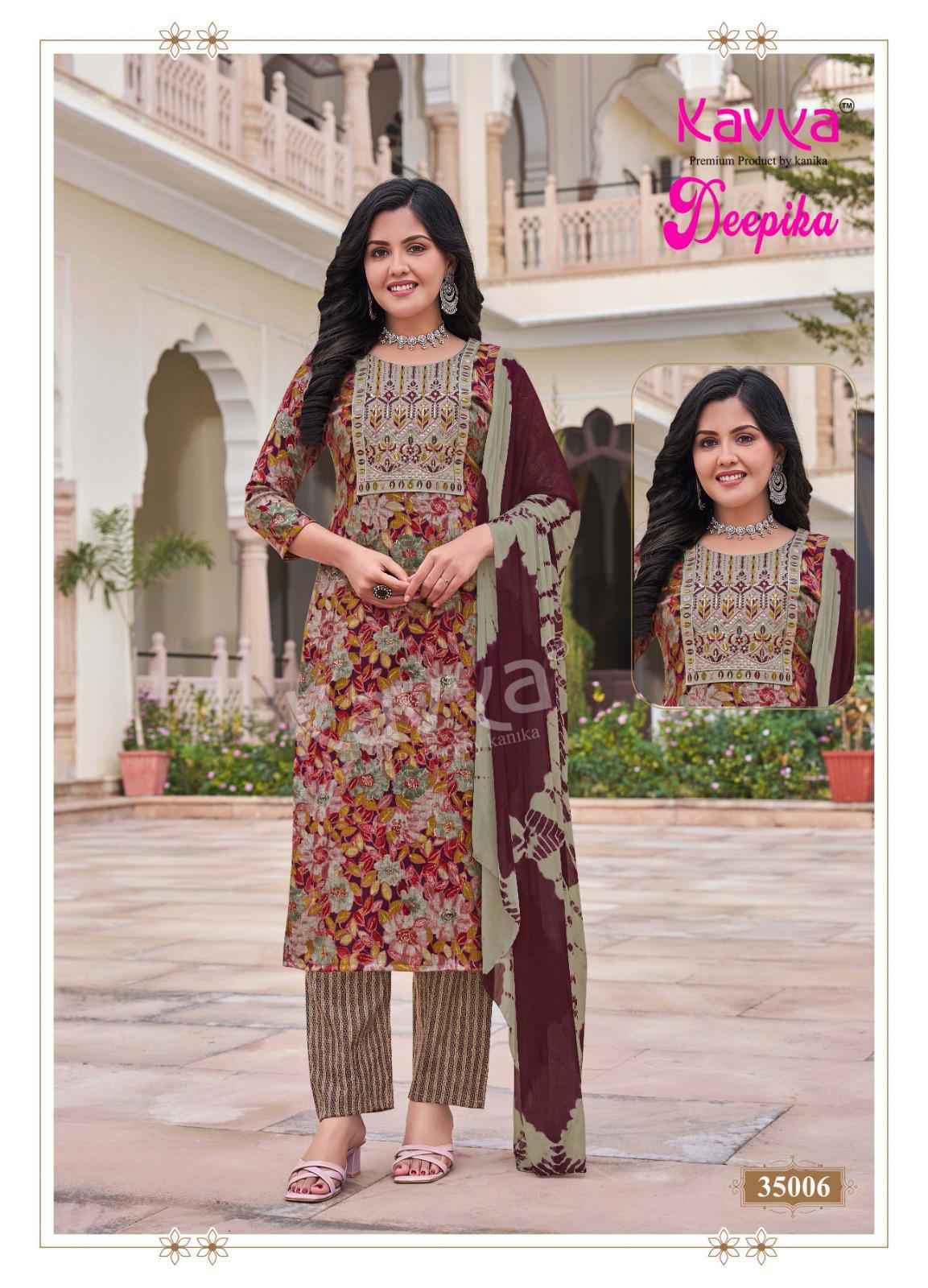 Kavya Deepika Vol 35 Wholesale Capsule Kurti Combo (10 pcs Catalogue )
