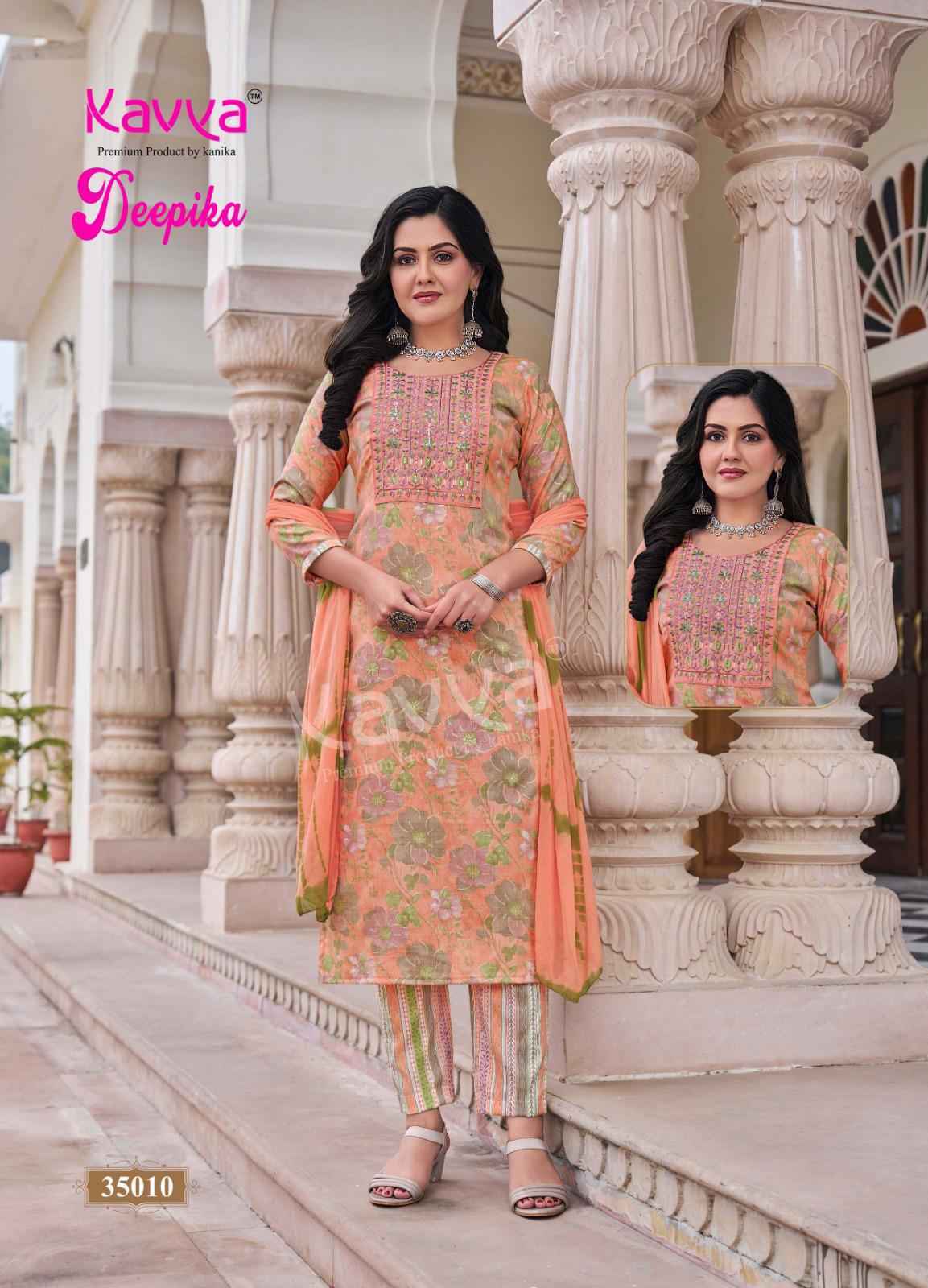 Kavya Deepika Vol 35 Wholesale Capsule Kurti Combo (10 pcs Catalogue )