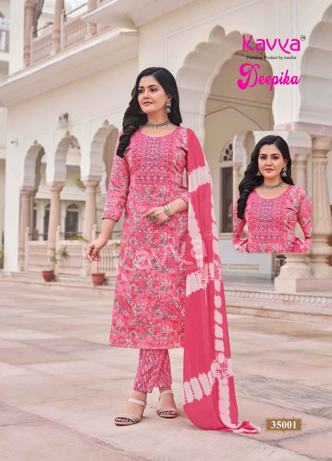 Kavya Deepika Vol 35 Wholesale Capsule Kurti Combo (10 pcs Catalogue )