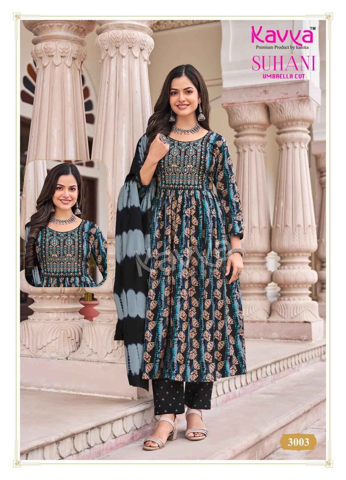 Kavya Suhani Vol 3 Wholesale Viscose Ready Made Suits (10 pcs Catalogue )