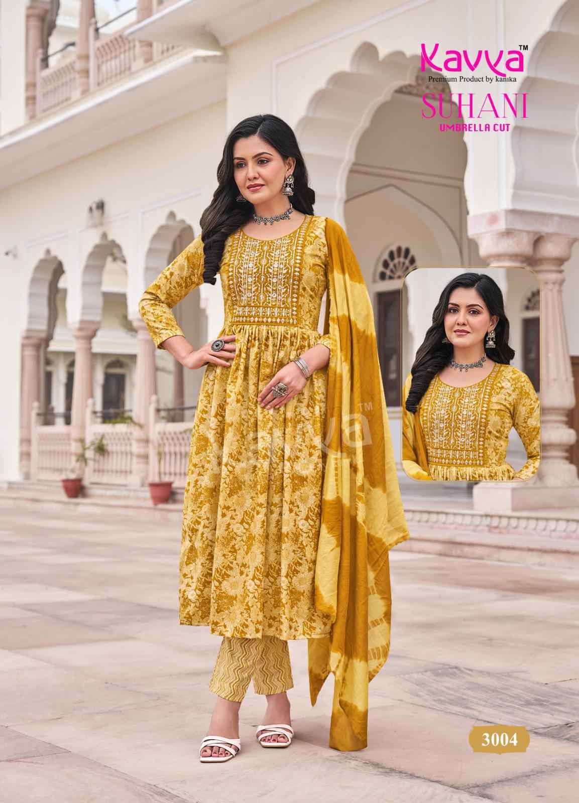 Kavya Suhani Vol 3 Wholesale Viscose Ready Made Suits (10 pcs Catalogue )
